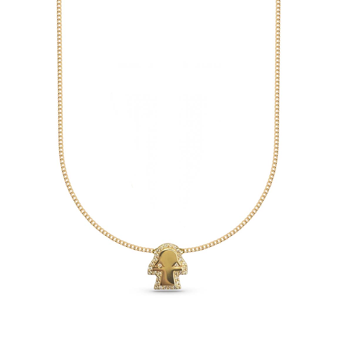 Bubbly Kids Diamond Cuban Necklace