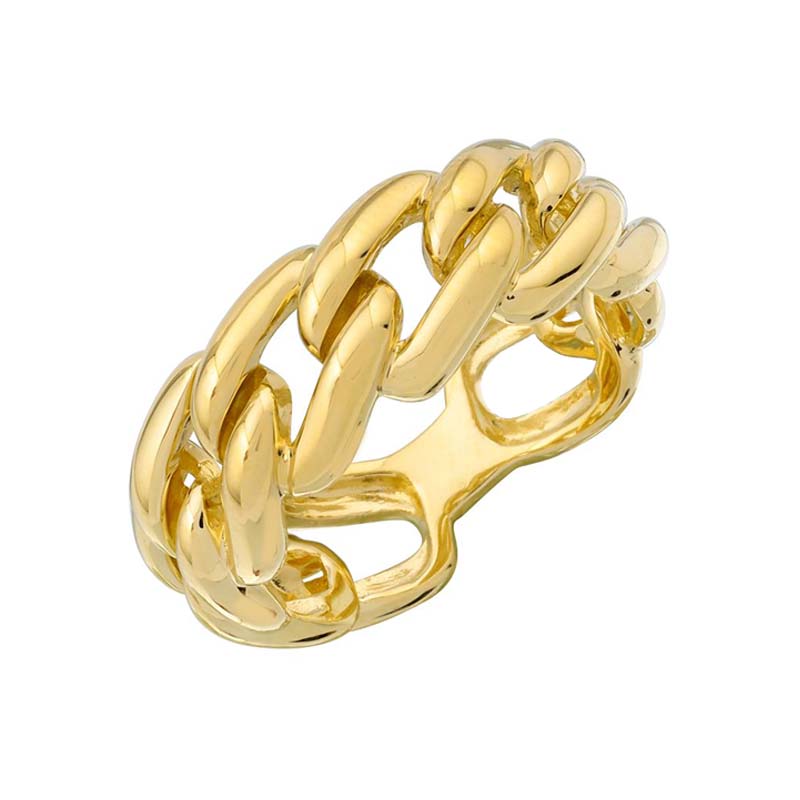 Cuban Gold Link Ring