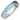 14k Gold Gemstone Blue Ombre Eternity Ring Petite Emerald Cut