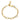 14k Gold Diamond Link Rounded Paper Clip