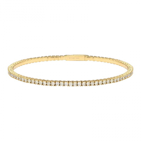 1.98ct Flexible Diamond Tennis Bangle