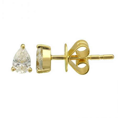 Mixed Shapes Solitaire Diamond Stud