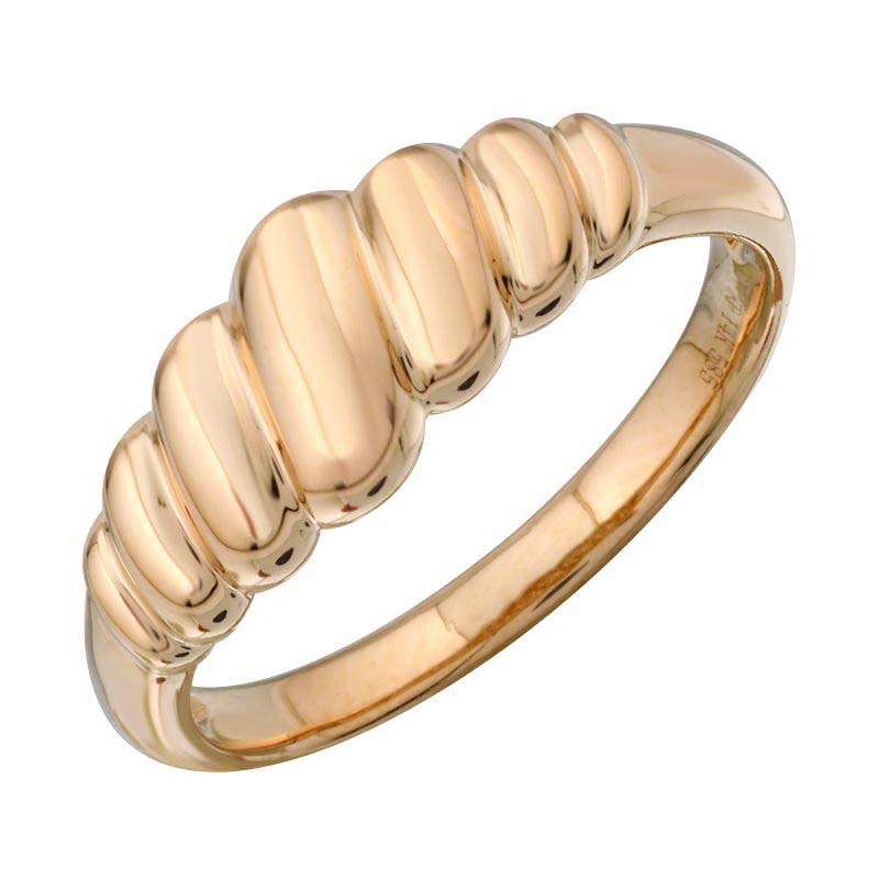 Golden Croissant Ring