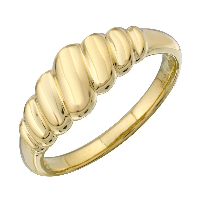 Golden Croissant Ring