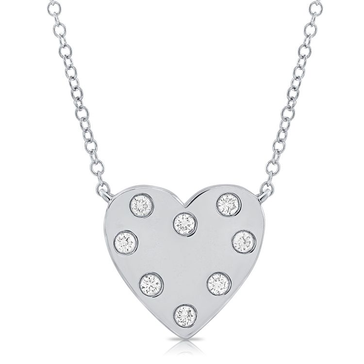 Inlay Small Heart Necklace
