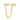 Diamond Double Stud Paperclip Chain Earring