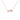 Fluted Diamond LOVE Necklace