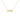 Fluted Diamond LOVE Necklace