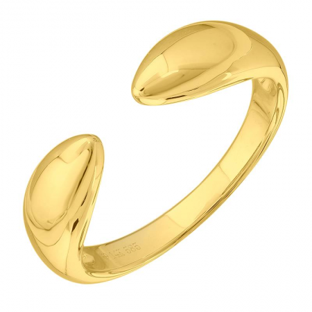 Solid Gold Thick Claw Ring