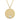 14k Classic Round Nameplate Necklace
