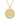 14k Classic Round Nameplate Necklace