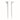 Diamond Elongated Heart Chain Earrings