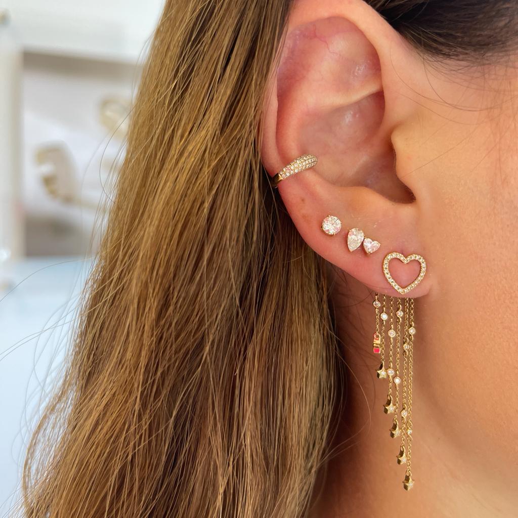 Open Heart Studs