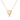 Helium Solid Outline Heart Necklace