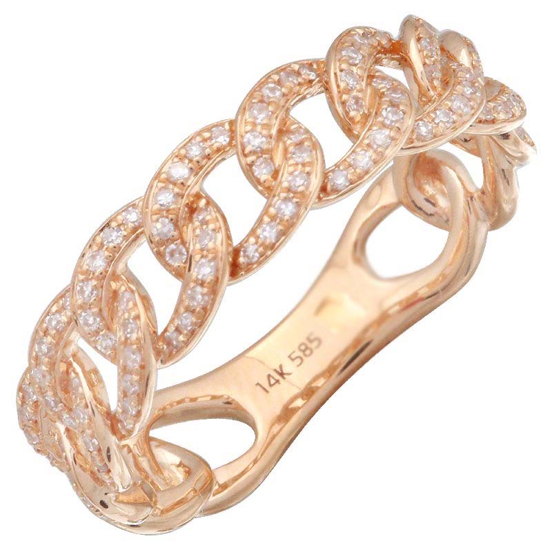 Curb & Cuban Diamond Fashion Ring - 364C3NBADFGYG – National Jewelry Company