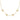 Fluted 4-Hearts Layering Necklace