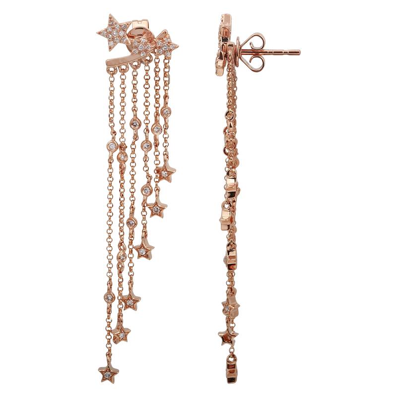 Pave star earrings discount