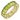 14k Gold Emerald Cut Peridot Eternity Band