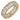 Emerald Cut White Topaz Band