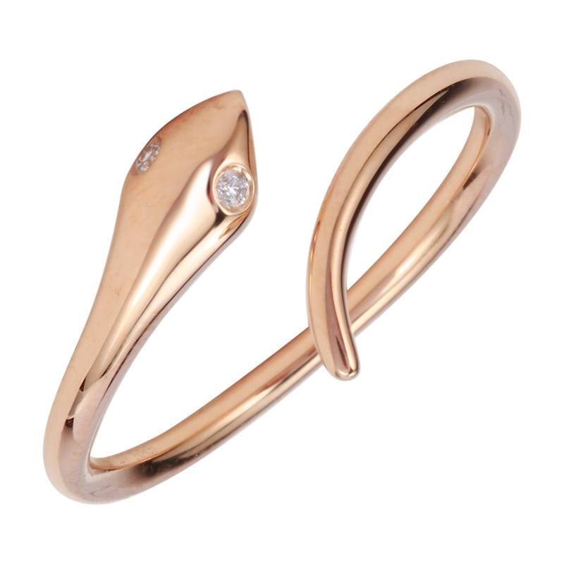 14k Gold Snake Ring