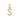 Double Pave Row Large Diamond Initial Charm