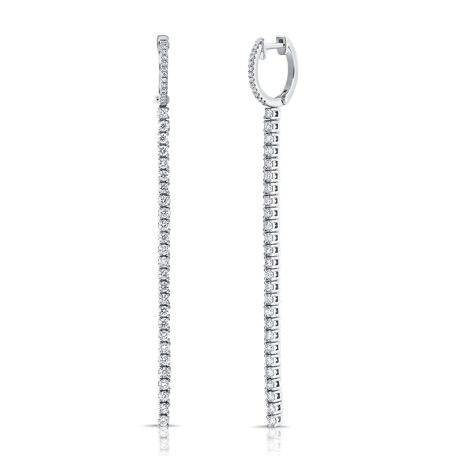 Huggie Tennis Drop Cocktail Earrings – 770 Fine Jewelry