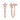 Star Bezel Drop Chain Earrings (Pair)
