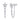 Star Bezel Drop Chain Earrings (Pair)