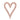 Elongated Heart Pave Clasp Charm