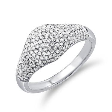 Swarovski signet deals ring