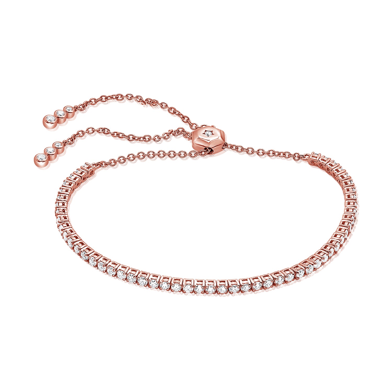 Bolo Adjustable Diamond Tennis Bracelet 770 Fine Jewelry