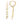 Solid Gold and Diamond Earring Charm