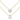 Double Row Multishape Solitaires (+ Pear) Diamond Layered Necklace