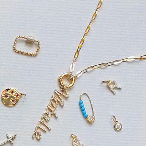 Small Spring Clasp Link Chain Necklace