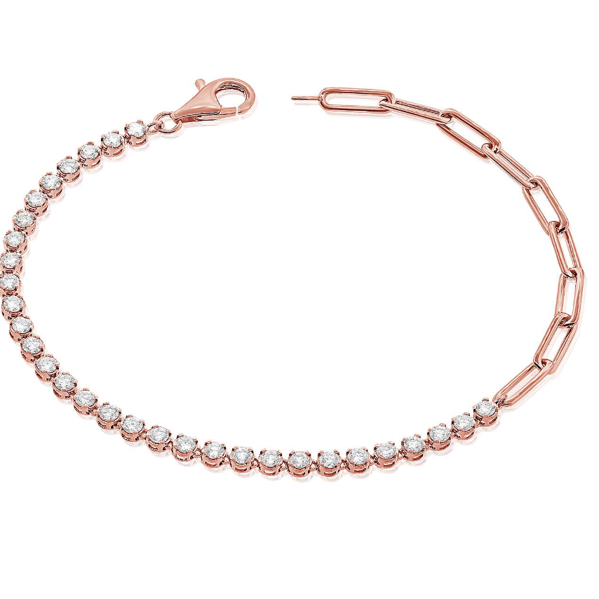 Diamond Half Tennis Bracelet 0.50ct 18k Gold | THE PRIVATE ROOM JEWELRY –  The Private Room - Fine Jewelry