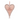Custom Elongated Pave Outline Heart Charm