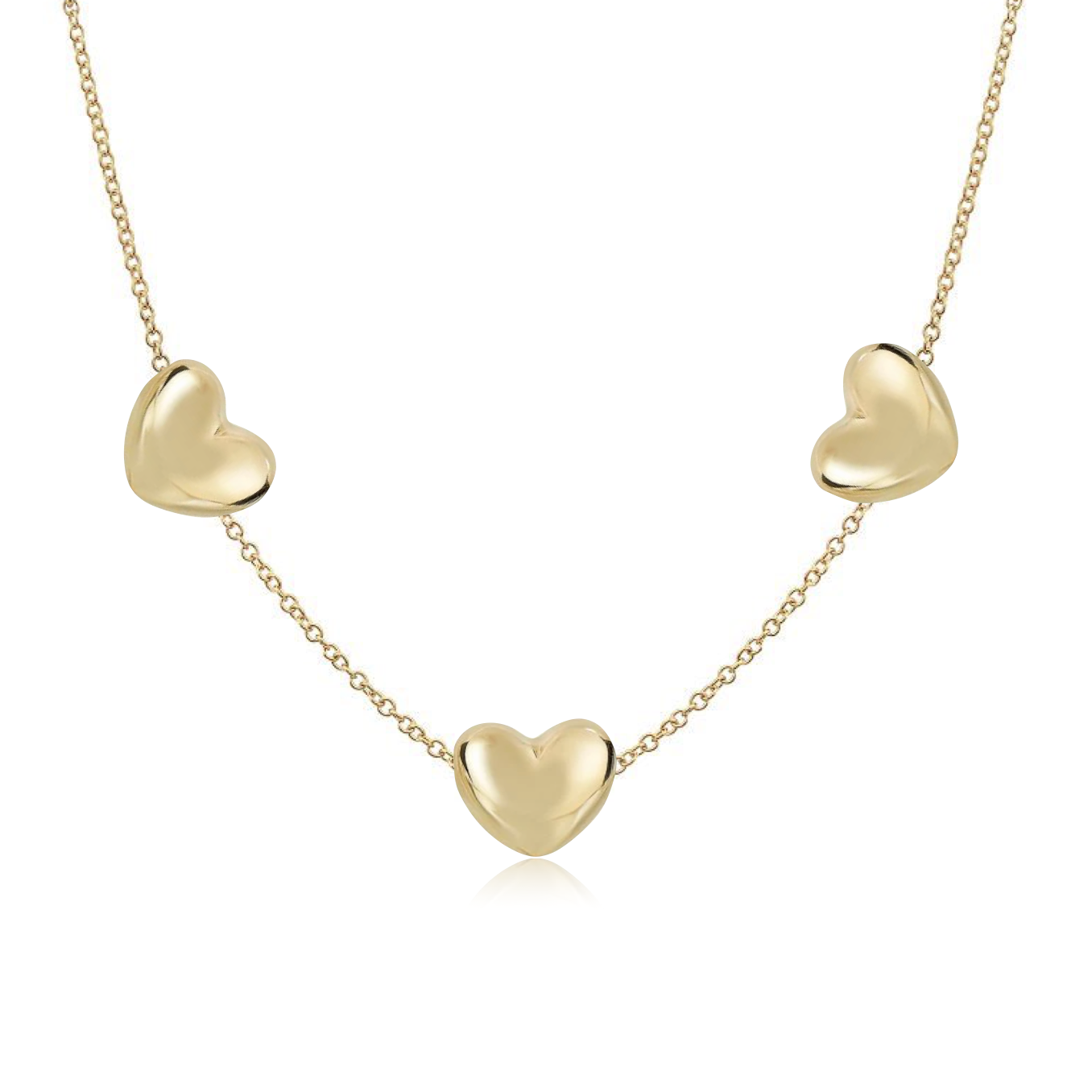 Triple Heart Necklace