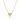 Extra Small Pave Heart Necklace