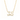 Custom Diamond Initials and Bezels Paper Clip Necklace