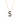Pave Gothic Initial Paperclip Necklace