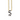 Pave Gothic Initial Cuban Link Necklace