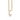 Pave Gothic Initial Cuban Link Necklace