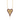 Enamel Outline Elongated Heart + Initials PaperClip Necklace