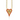 Enamel Outline Elongated Heart + Initials Cuban Link Necklace