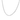 Half Diamond Tennis Half PaperClip Necklace