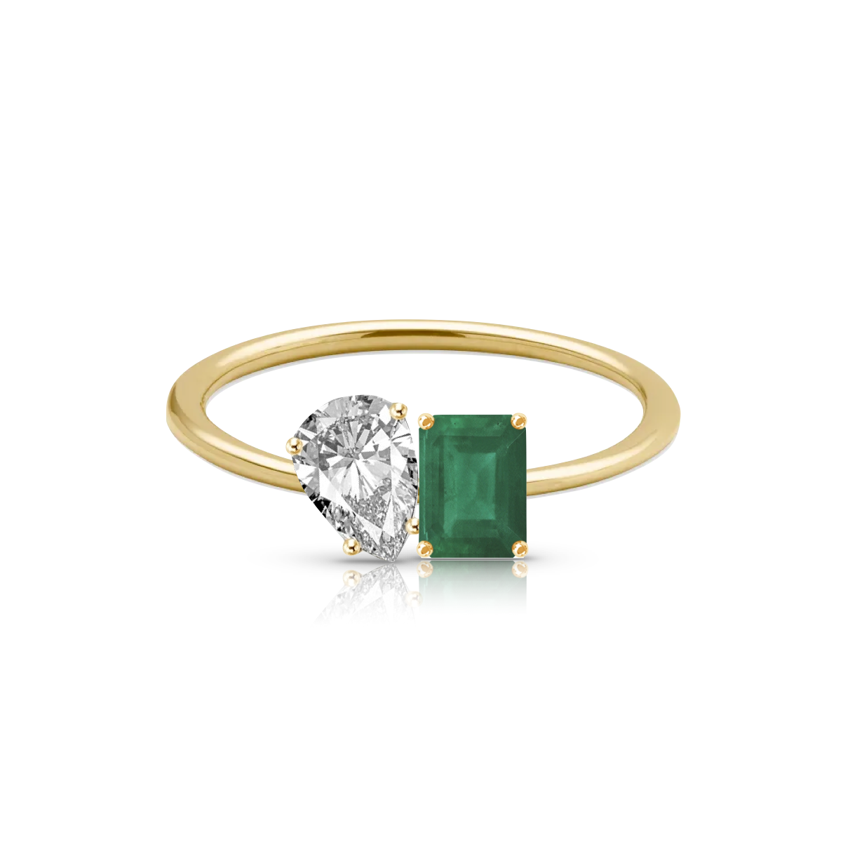 Toi-et-Moi Gemstone Ring