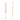 Mixed Shape Bezels Diamond Tassel Earring Back Charm (PAIR)