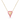 Helium Enamel Outline Heart Necklace