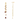 Mixed Shape Bezels Gemstone Tassel Earring Back Charm (PAIR)