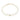 Double Chain Diamond Initial Bracelet